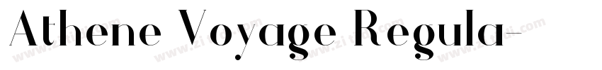 Athene Voyage Regula字体转换